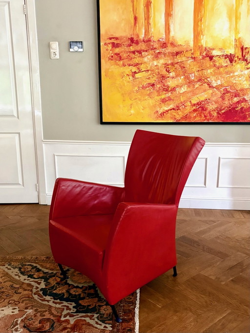 Chaise Montis Windy, rouge