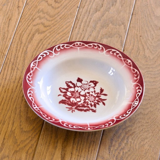 Assiette ancienne Digoin Sarreguemines collection "Prosper"