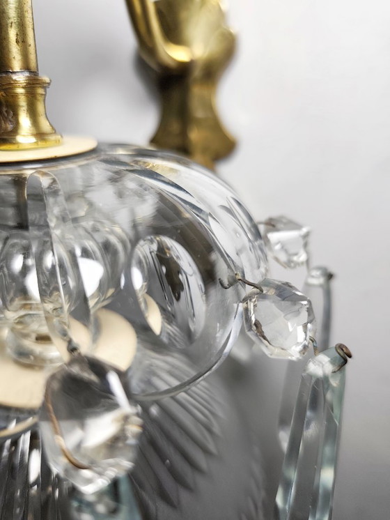 Image 1 of Glass wall sconce. Spain, 1950s.