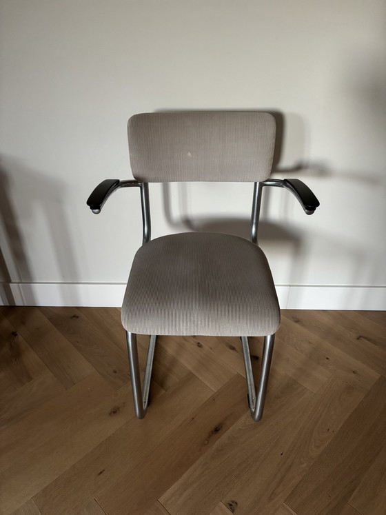 Image 1 of 4x Gispen chairs - model 208