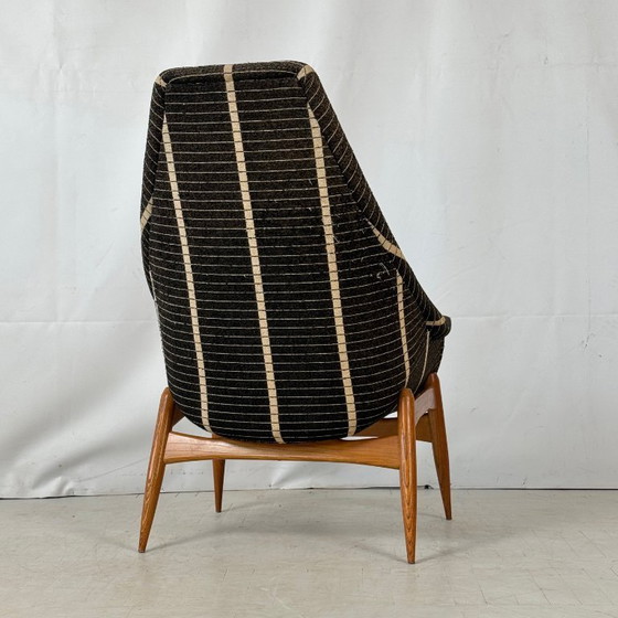 Image 1 of Pair of Julia Gaubek High-Back Armchairs, 1960s