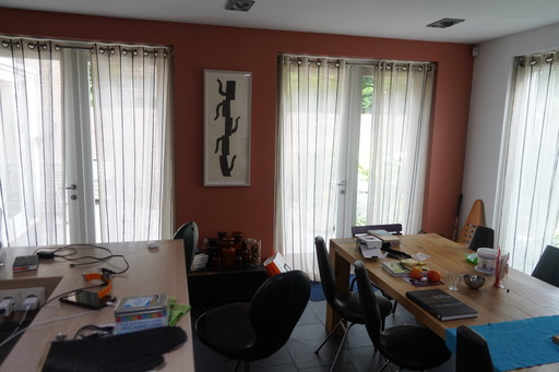 2 lampade a sospensione Leucos in vetro di Murano