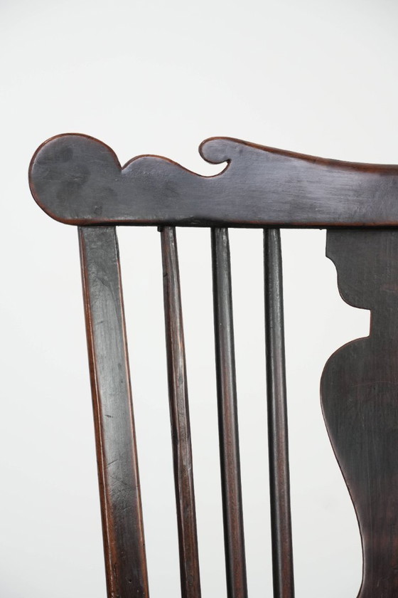 Image 1 of Antiker englischer Windsor-Stuhl aus dem 18. Jahrhundert mit wunderschöner Patina