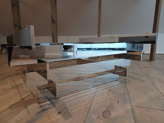 Image 1 of 'Tavolo Scultura' - design salontafel jaren '70 van de hand van David Hicks