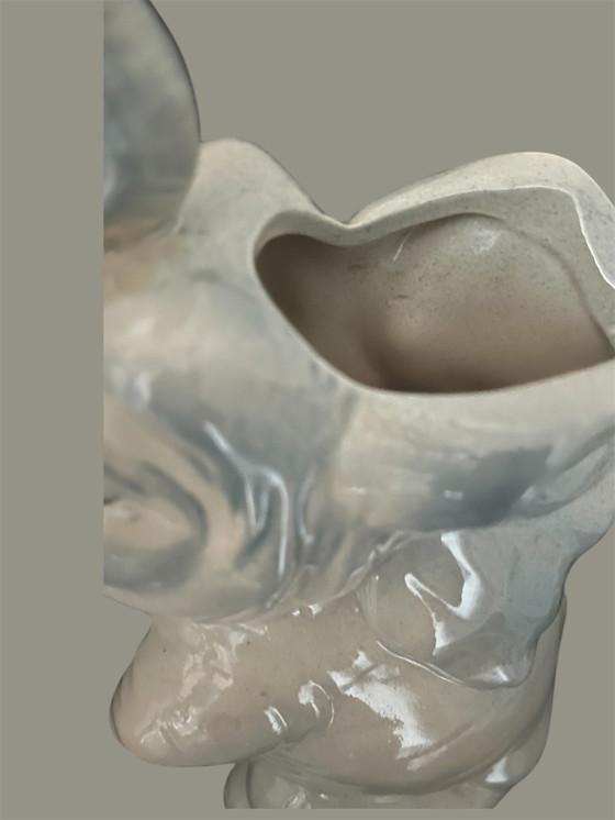 Image 1 of Antique Majolica elephant carafe izgst