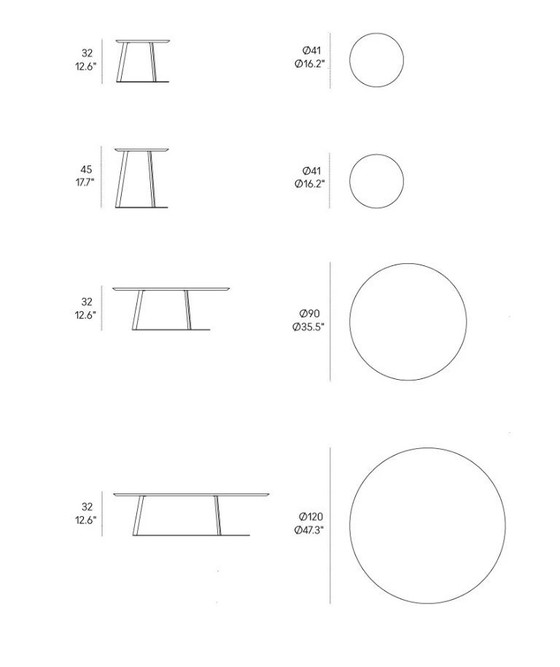 Image 1 of Mesa auxiliar ALBINO FAMILY - HORM 