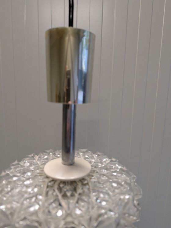 Image 1 of Kristallglas-Pendelleuchte von Austrolux Vienne aus den 1960er Jahren