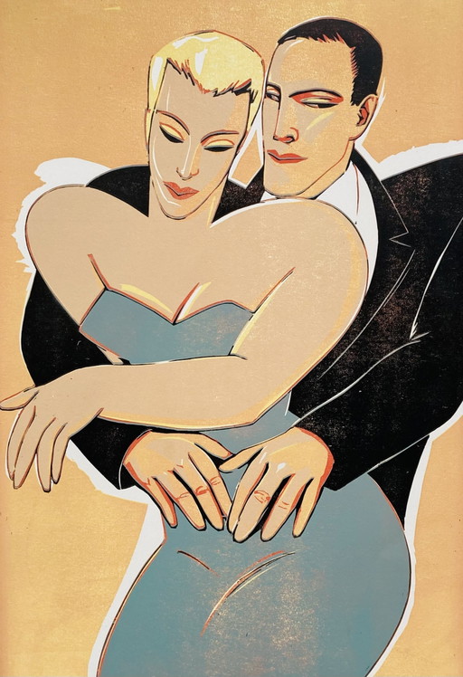 Leon Janssen - Xilografia - 1988
