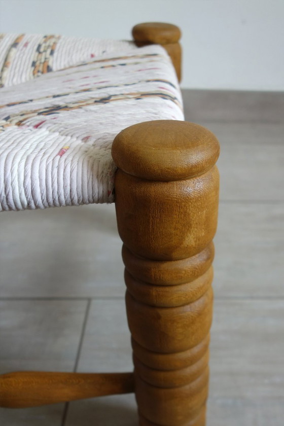 Image 1 of Sedia brutalista attribuita a Charles Dudouyt, anni '40