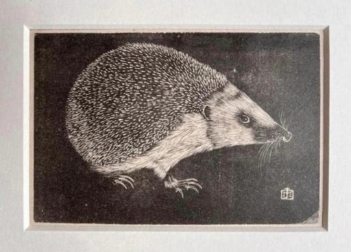 Jan Mankes 1889-1920 / Heliogravure Riccio 1923 – lithos zeefdrukken, Paper (photo 2 of 9)