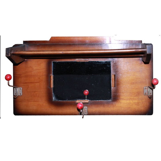 Image 1 of Vintage mahogany coat rack, 1950