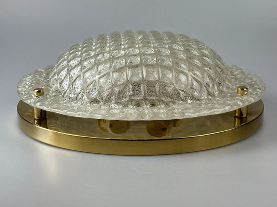 Image 1 of Lampada da soffitto Plafoniere anni '60 e '70 di Fischer Leuchten Germania Space Age