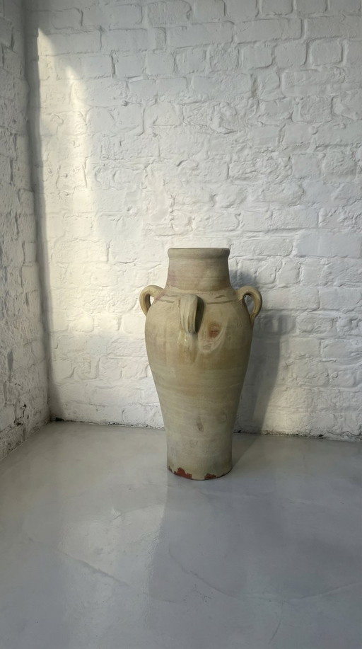 Pair of vintage terracotta amphorae
