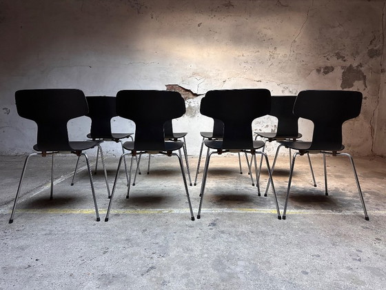 Image 1 of Sedie vintage, sedie Hammer di Fritz Hansen