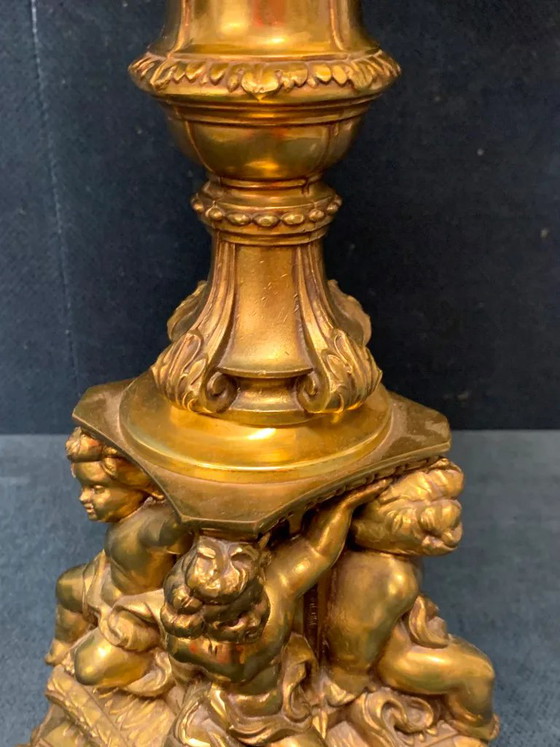 Renaissance lamp – Table lamps, Brass (photo 3 of 7)