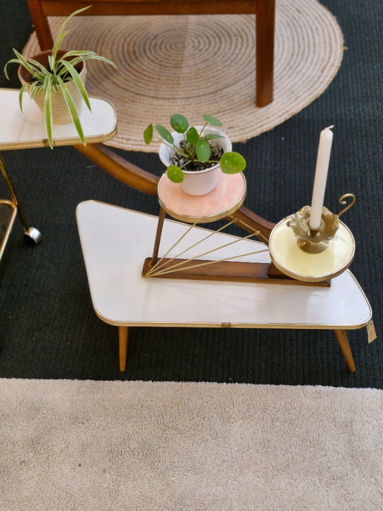Image 1 of Vintage Plant Stand 50s/60s Pastel