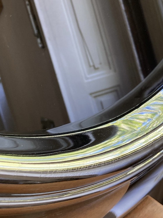 Image 1 of Large mirror with space age chrome frame