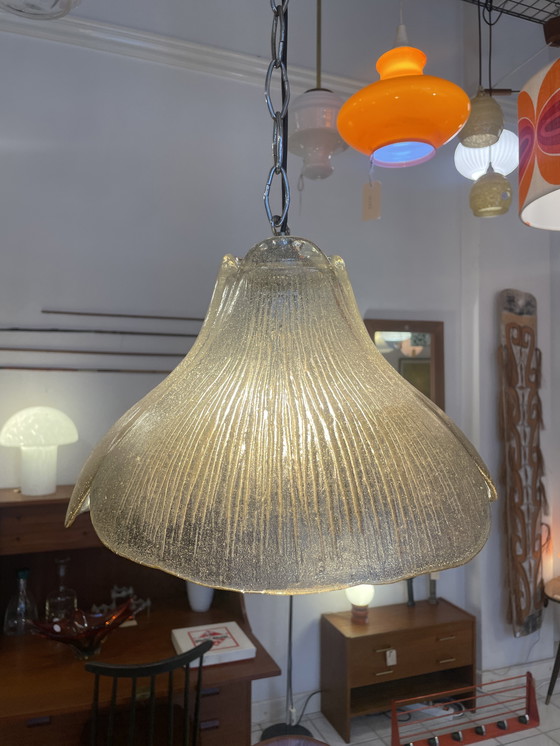 Image 1 of Murano Glass Pendant Lamp, Peill & Putzler, Germany 1970's