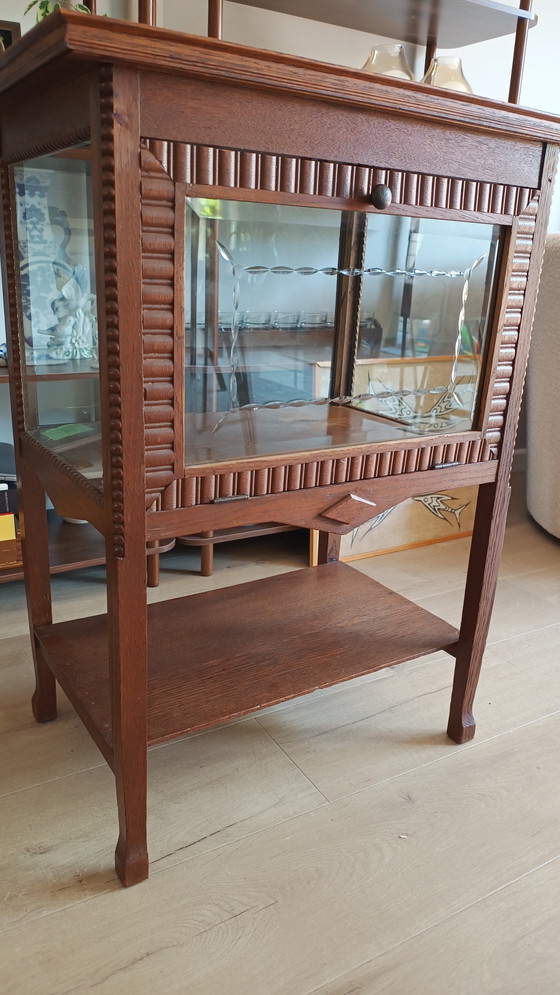 Image 1 of Mobiletto da tè Art Déco della scuola di Amsterdam