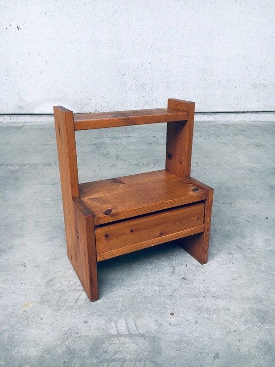 Image 1 of Midcentury Scandinavian Design Pine Bedside Table Set, 1960's Sweden