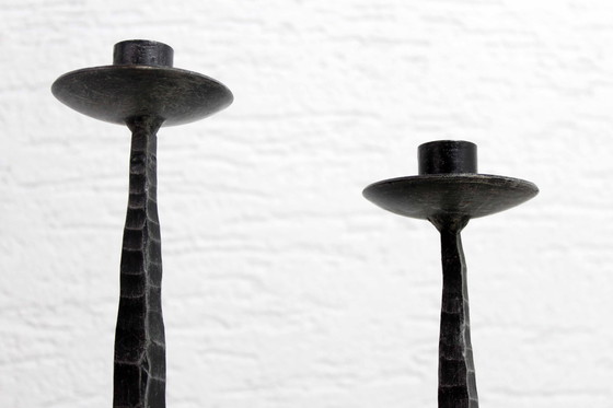 Image 1 of Brutalist candlestick, France 1960