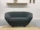 Leolux Pode Colla Sofa Loveseat Green Mosaic Fabric