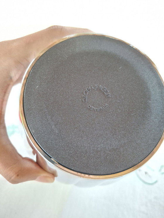Thermoskanne – Georg Jensen, Tischdekoration, Kunststoff, Chrom (photo 5 of 6)