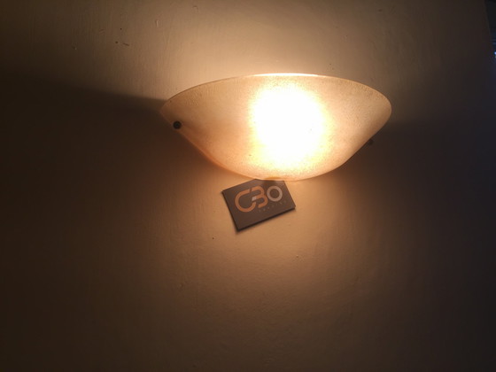 Image 1 of 2x Lampada da parete Terzani Mezza Luna: una mezzaluna in vetro di Murano soffiato a mano