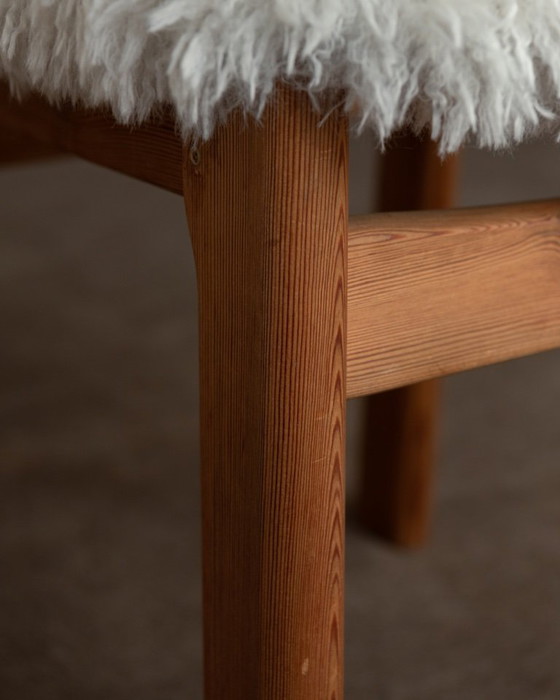 Image 1 of Vintage Danish Pine Dining Chairs (Set of 4) | Niels Koefoed Style | Rustic Scandinavian Modern | 1970s–80s