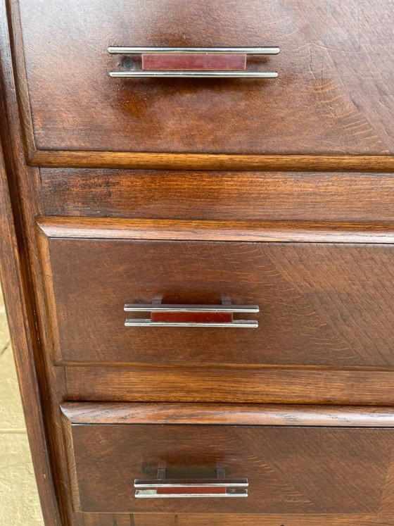Commode vintage en noyer de style Art déco, années 1950 – Wood (photo 8 of 28)