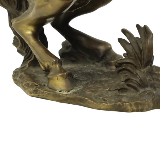 Image 1 of Bronze Statue of a Rearing Horse