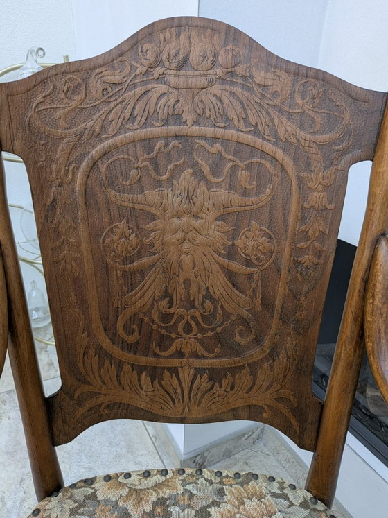 Image 1 of Fauteuil de style Renaissance, 1900, J. & J. Kohn, Vienne
