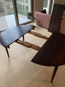Table extensible Modèle 204 par Arne Vodder pour Sibast Mobler