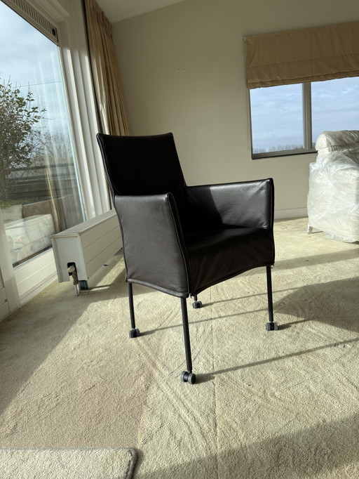 Sedia Montis Chaplin marrone scuro