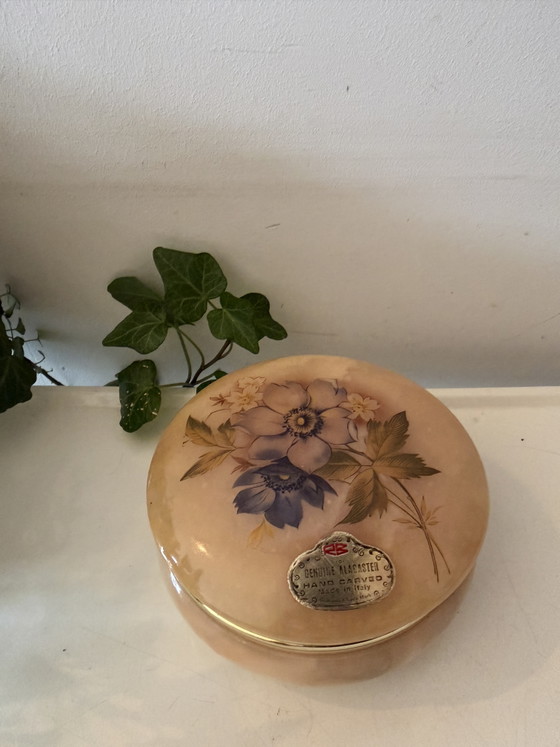 Italian Alabaster Jewelry Box – Decorative Objects, Other (photo 2 of 6)