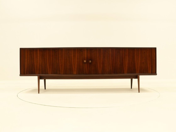 Image 1 of Grande credenza in palissandro con ante a tamburo di Oswald Vermaercke per V-Form, Belgio, anni '60