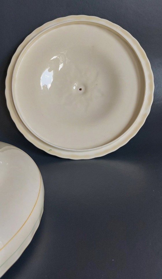 Image 1 of Engelse art-deco terrine met deksel