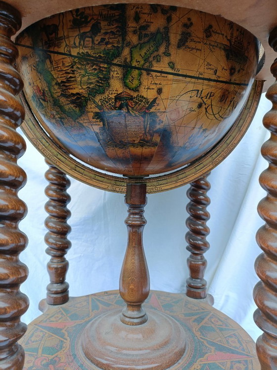 Image 1 of Vintage italiaans wereldbol bar, antiek bar