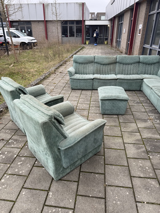 Image 1 of Set di divani modulari vintage XL da 10 pezzi anni '80