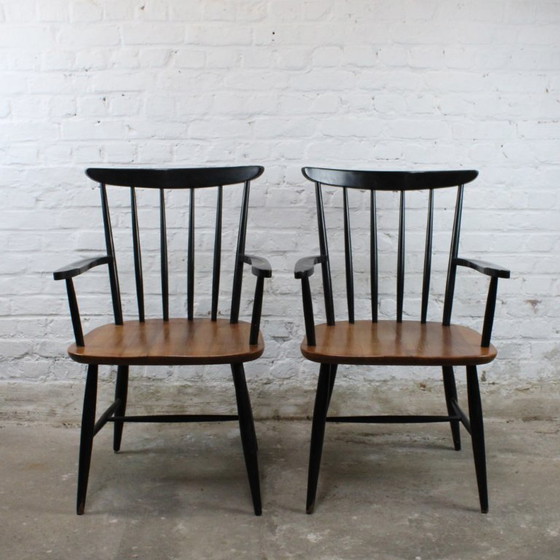 Image 1 of Coppia di sedie da ponte in stile scandinavo vintage