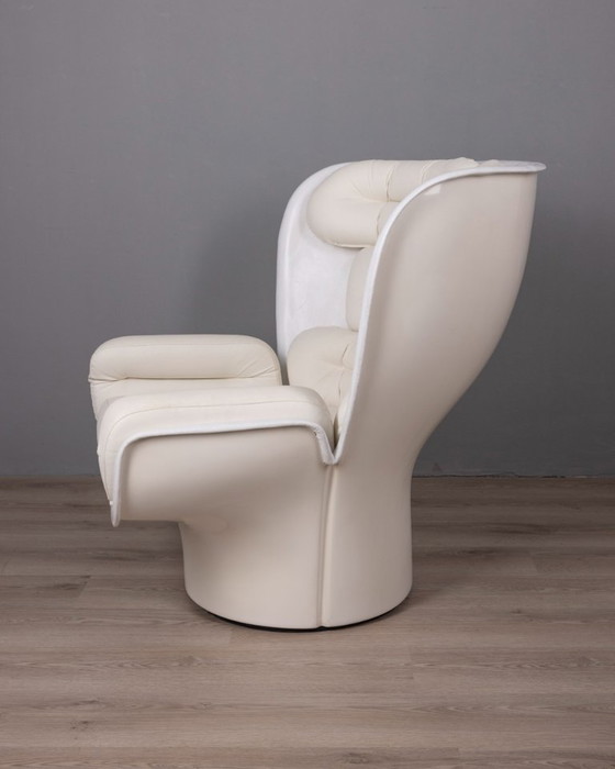 Image 1 of VINTAGE SWIVEL ARMCHAIR FROM THE 1960S, ELDA MODEL DESIGNED BY JOE COLOMBO FOR COMFORT