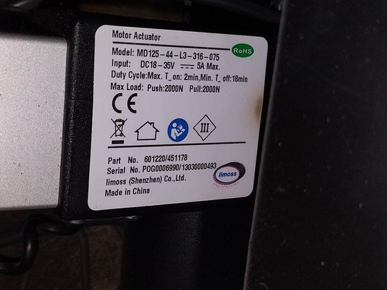 Image 1 of Luxe Elektrische Relaxzetel Twice TW002 (Maat M) – Leder & 3 Motoren