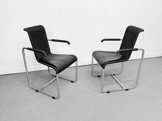 1/7 Tecta D20 B20 Cantilever Chair Black Leather – Chairs and lounge chairs, Plastic (photo 3 of 12)