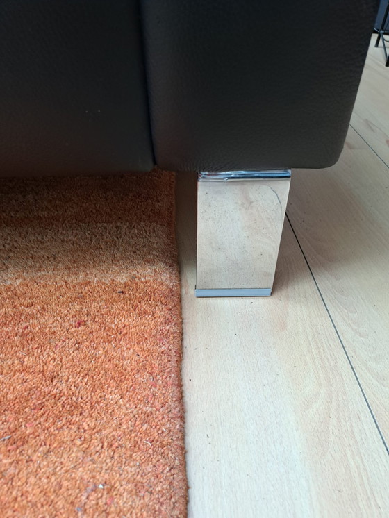 Image 1 of CANAPÉ EN CUIR NOIR TOPFORM