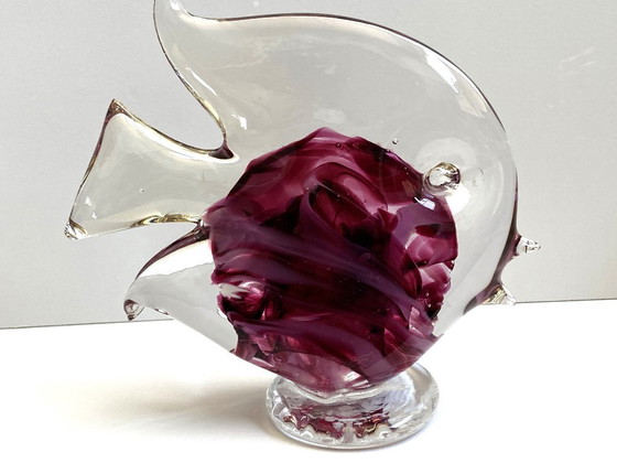 Image 1 of Escultura Sujeto Figura Conejo Zoomorfo en Vidrio Hecho en Malta Mdina Arte Decorativo