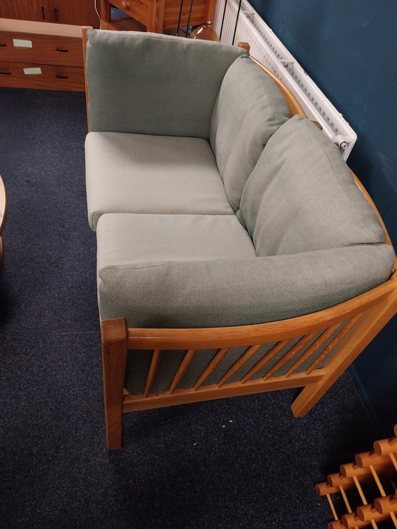 Image 1 of 1 x ensemble de 2 canapés 2 places Andreas Hansen 1980 hêtre clair