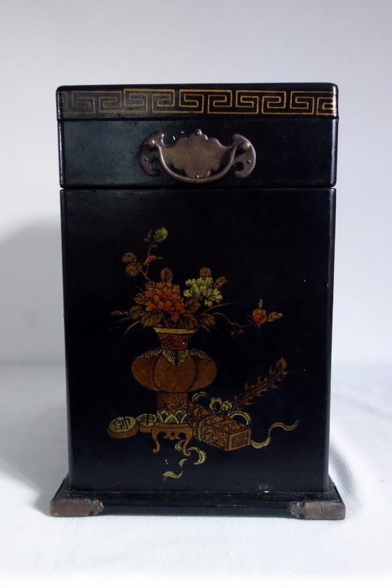 Image 1 of Schmuckkästchen mit Spiegel, antik, Mitte des 20. Jahrhunderts