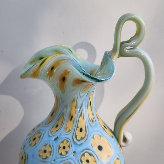 Millefiori Fratelli Toso jarrón decorativo antiguo de Murano, Venecia, principios del siglo XX (photo 9 of 14)