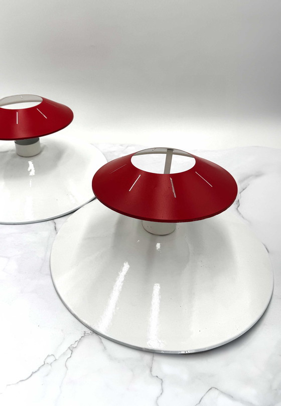 Image 1 of Set of 2x Philips NT 15 E/02 Wall and Ceiling Lamp (Louis Kalff)