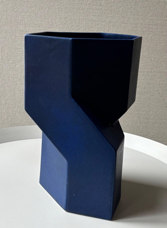 Image 1 of Vaso in ceramica Jan van der Vaart blu